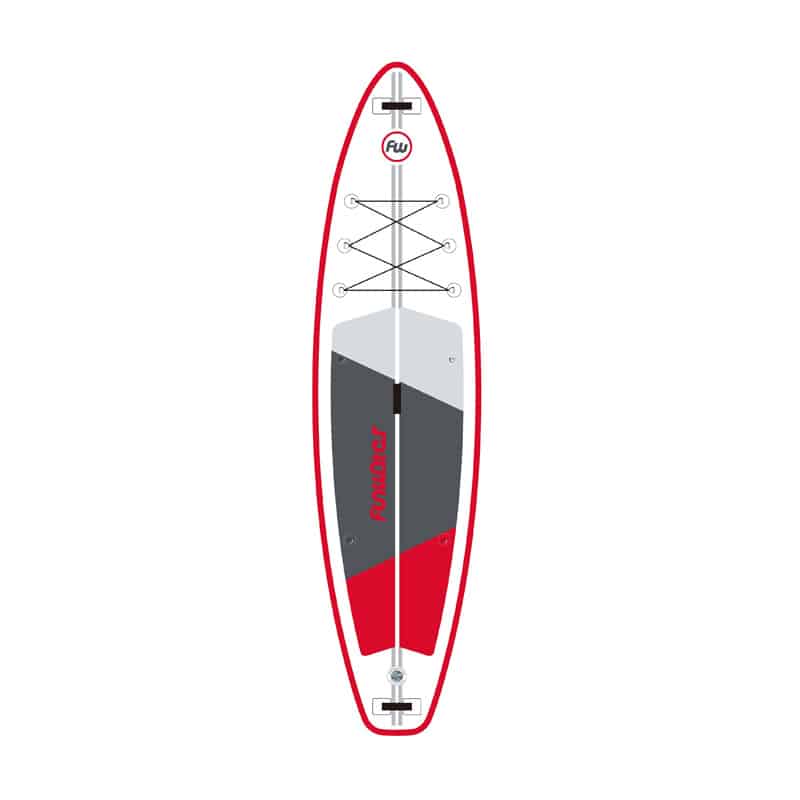 FunWater SUPFW69C Σανίδα Paddleboard 3,35m, Κόκκινο-Άσπρη - Image 2
