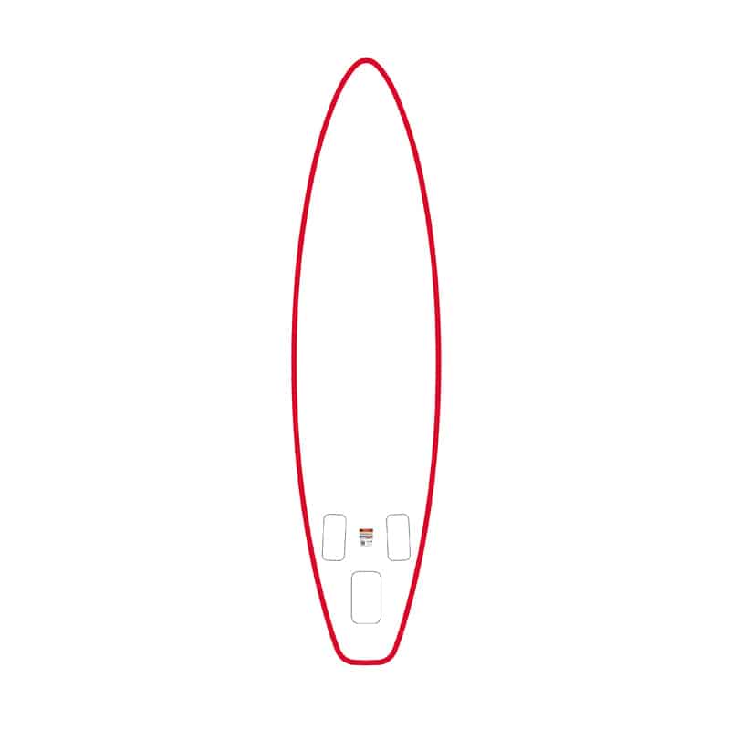 FunWater SUPFW69C Σανίδα Paddleboard 3,35m, Κόκκινο-Άσπρη - Image 4