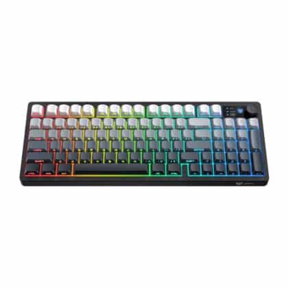ONIKUMA MT902 Πληκτρολόγιο Gaming 2.4G, RGB, Μαύρο-Λευκό Ντεγκραντέ