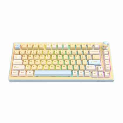 ONIKUMA MT707 Πληκτρολόγιο Gaming, RGB Φωτισμός, Κίτρινο