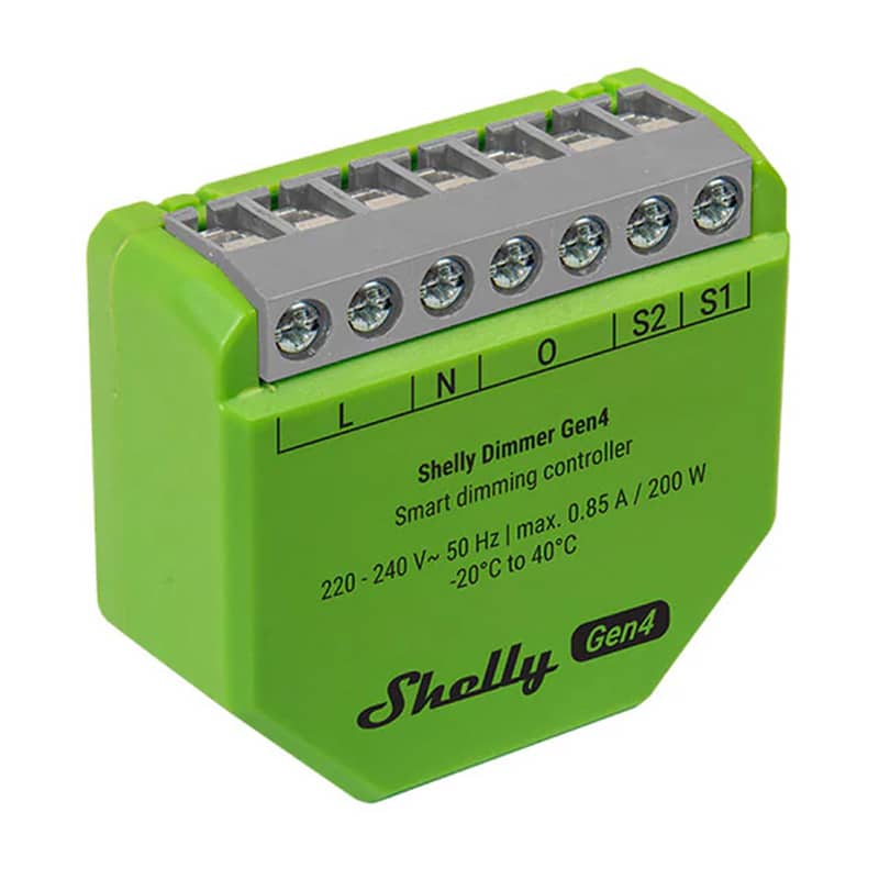 Shelly Dimmer Gen4 Έξυπνος Ρυθμιστής Έντασης Φωτισμού, Zigbee/Matter - Image 2