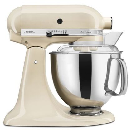 KitchenAid 5KSM175PSEFL Τεχνητός Επεξεργαστής Κουζινομηχανών, 4.8L, 300W, 10 Ταχύτητες, Fresh Linen EU