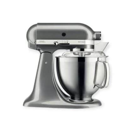 KitchenAid 5KSM175PSEMS Τεχνητός Επεξεργαστής Κουζινομηχανών, 300W, 10 Ταχύτητες, Ασημί Μενταγιόν, EU