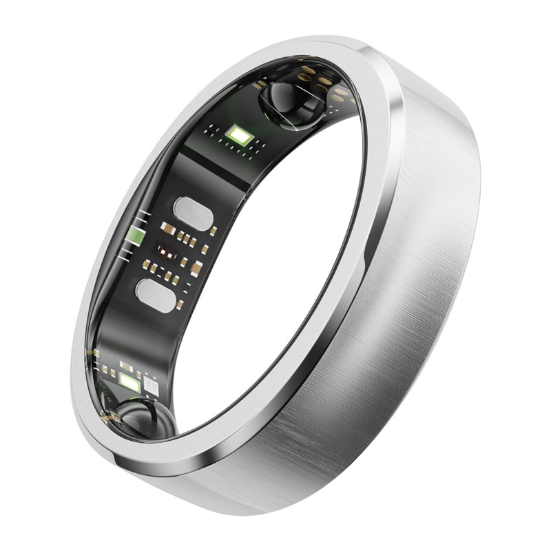 RingConn Gen 3 Smart Ring, Μέγεθος 13, Ασημί με Ματ Φινίρισμα - Image 4