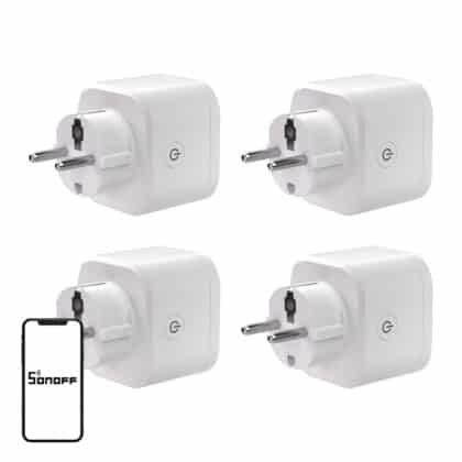 SONOFF S61s Matter Εξωτερική πρίζα μέσω Wi-Fi, συσκευασία 4 τεμαχίων