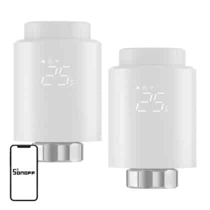 SONOFF TRVZB Θερμοστατική Κεφαλή ZigBee, Συσκευασία 2 Τεμαχίων