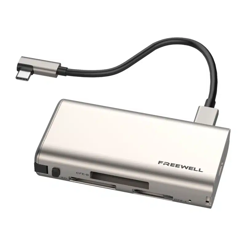 Freewell Pro Plus Αναγνώστης Καρτών, Υποστήριξη SD UHS-I/UHS-II, microSD, CFexpress Type A/B, XQD - Image 2