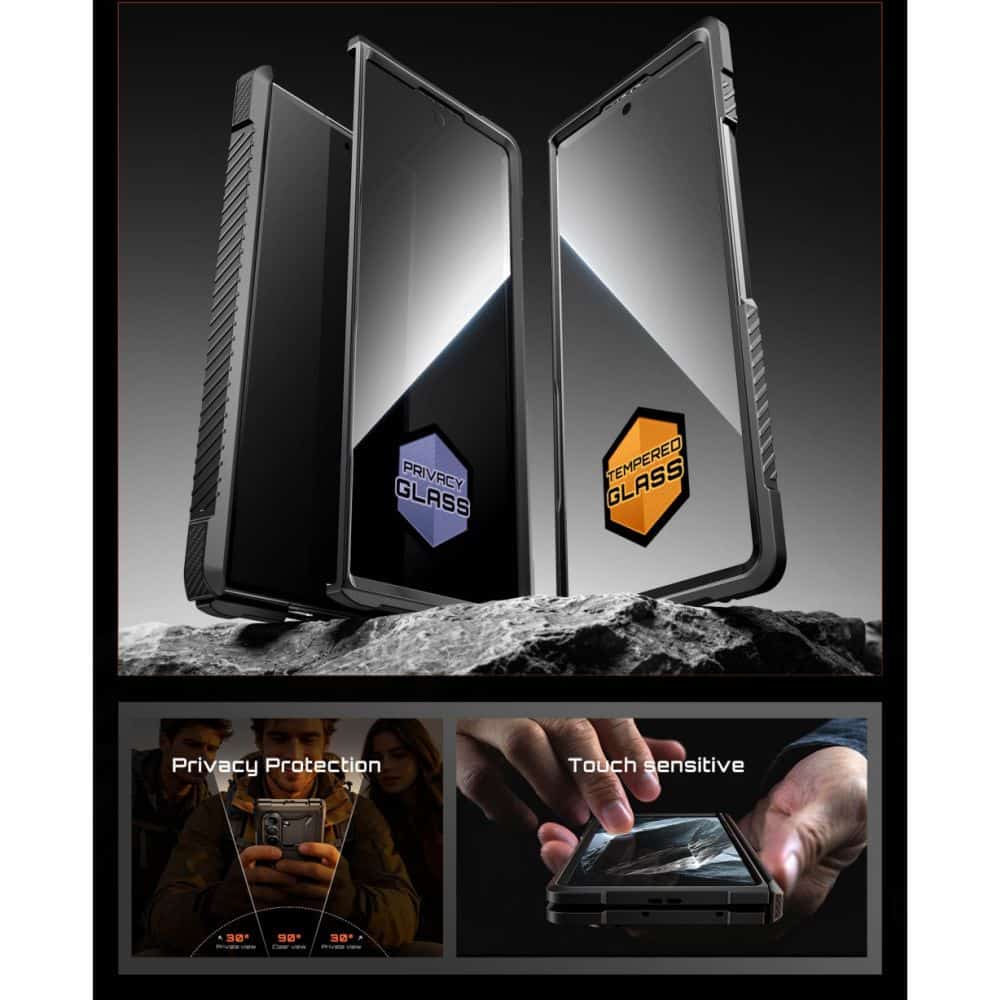 ΘΗΚΗ SUPCASE UB GRIP MAGSAFE GALAXY Z FOLD 8 2-ΣΕΤ ΜΑΥΡΗ - Image 6