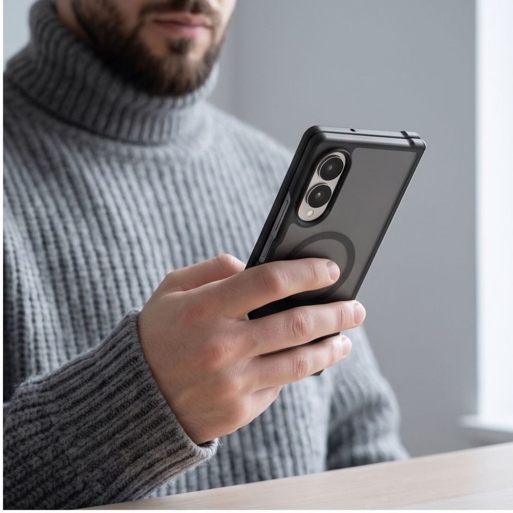 TECH-PROTECT MAGMAT MAGSAFE GALAXY Z FOLD 7/8 ULTRA MATTE ΜΑΥΡΟ - Image 6