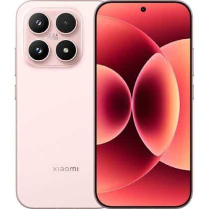Xiaomi 17 5G κινητό σε ροζ χρώμα με γυάλινη πλάτη