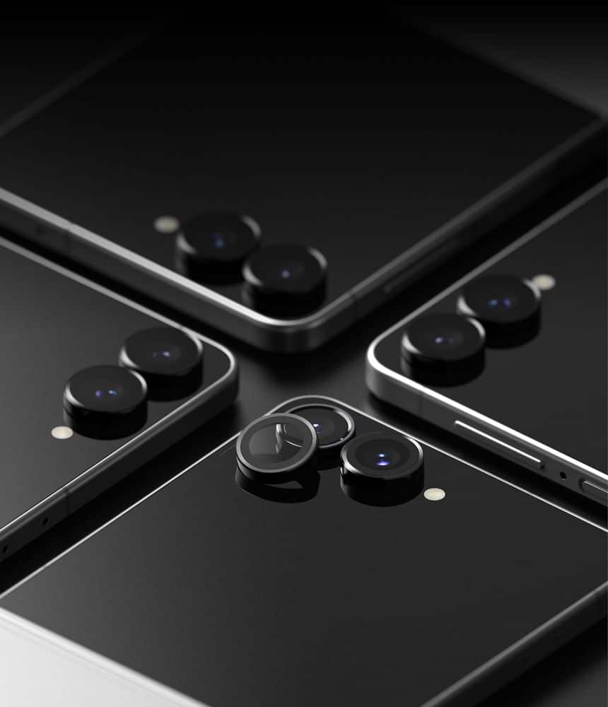ΣΚΕΛΕΤΟΣ ΚΑΜΕΡΑΣ RINGKE GALAXY Z FLIP 8 2 ΤΕΜΑΧΙΩΝ ΜΑΥΡΟ - Image 7