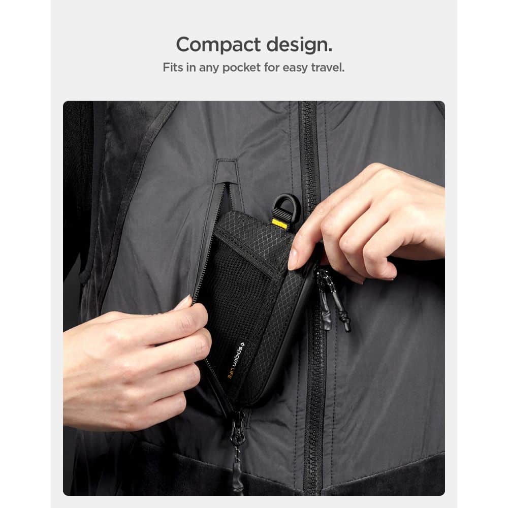 Spigen LF300 Θήκη Καρτών Soft RFID, Μαύρη - Image 6