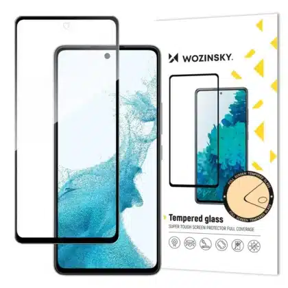Wozinsky Super Tough Full Glue Tempered Glass Full Screen With Frame Case Friendly Samsung Galaxy A53 5G Μαύρο