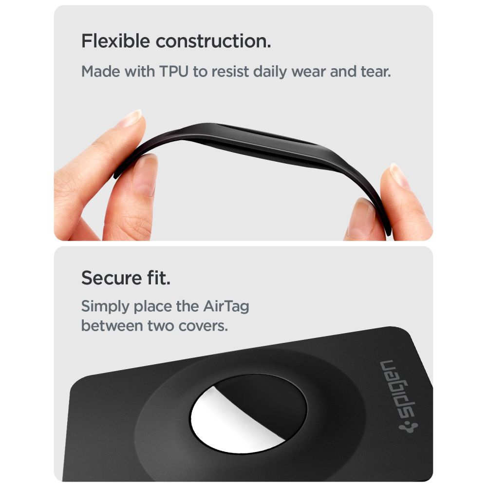 Spigen AirFit 2 - θήκη για Apple Watch Ultra / 1 2 3 - Μαύρο - Image 8