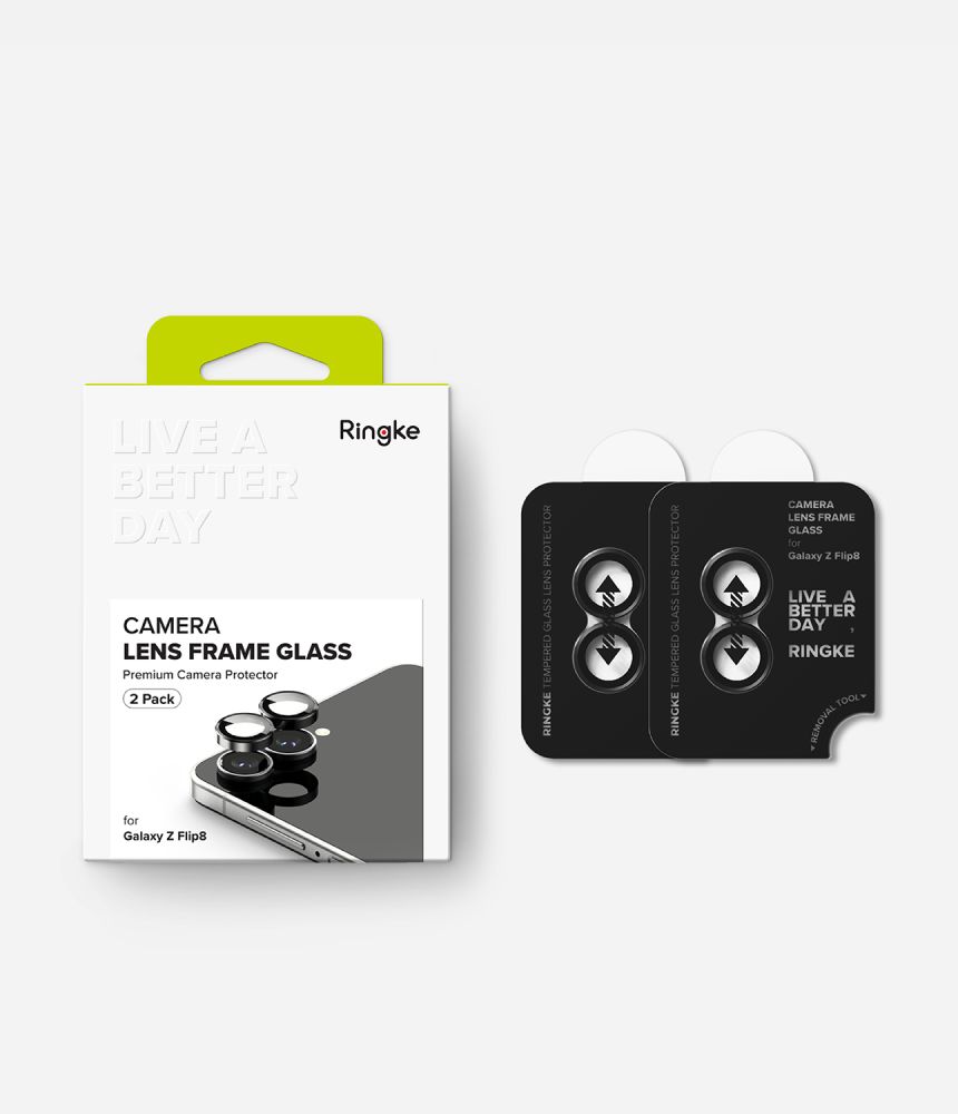 ΣΚΕΛΕΤΟΣ ΚΑΜΕΡΑΣ RINGKE GALAXY Z FLIP 8 2 ΤΕΜΑΧΙΩΝ ΜΑΥΡΟ - Image 9