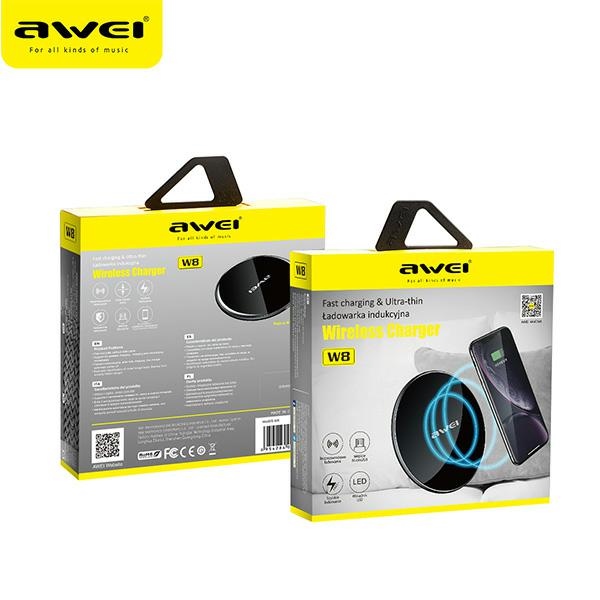 Επαγωγικός φορτιστής AWEI W810W μαύρος - Image 5