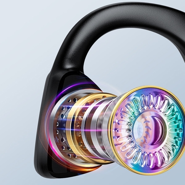 AWEI A889 Pro Αθλητικά Ακουστικά Bluetooth 5.2, Μαύρο - Image 3