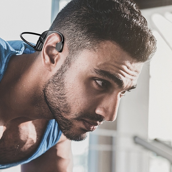 AWEI A889 Pro Αθλητικά Ακουστικά Bluetooth 5.2, Μαύρο - Image 6