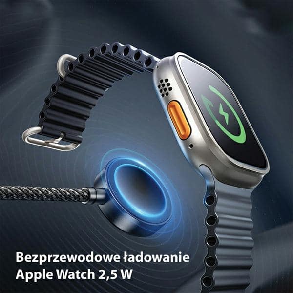 Καλώδιο AWEI W23 3 σε 1 usb-c/lightning/watch100W/10W/2.5W μαύρο - Image 4