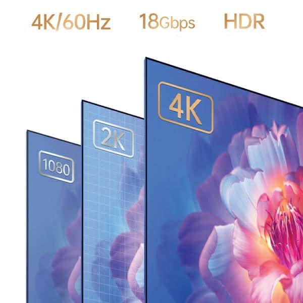 Καλώδιο AWEI CL-212T USB-C σε HDMI4K 30Hz, μαύρο - Image 3