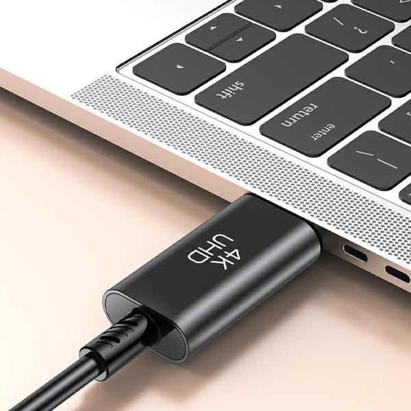 Καλώδιο AWEI CL-212T USB-C σε HDMI4K 30Hz, μαύρο - Image 5