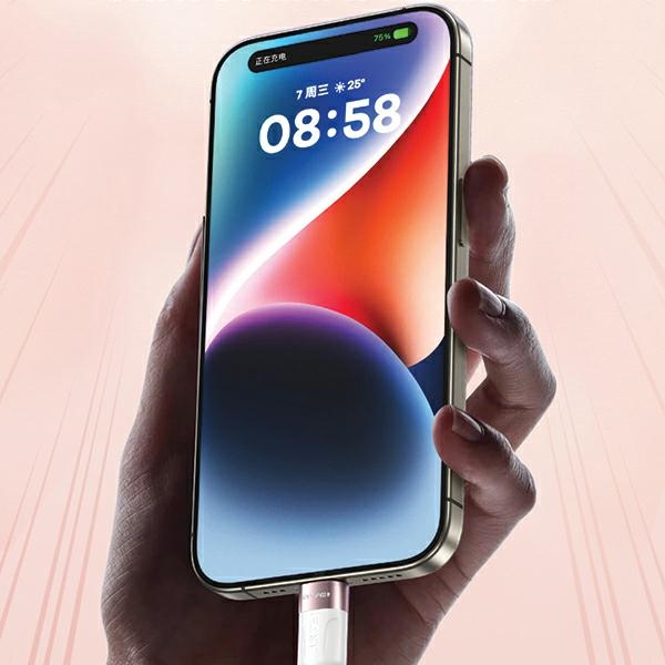 Μαγνητικό καλώδιο AWEI CL-166T USB-C σε USB-C, μαύρο - Image 5