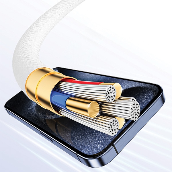 Καλώδιο AWEI CL-219T USB-C σε USB-C60W μαύρο για iPhone 15 - Image 4