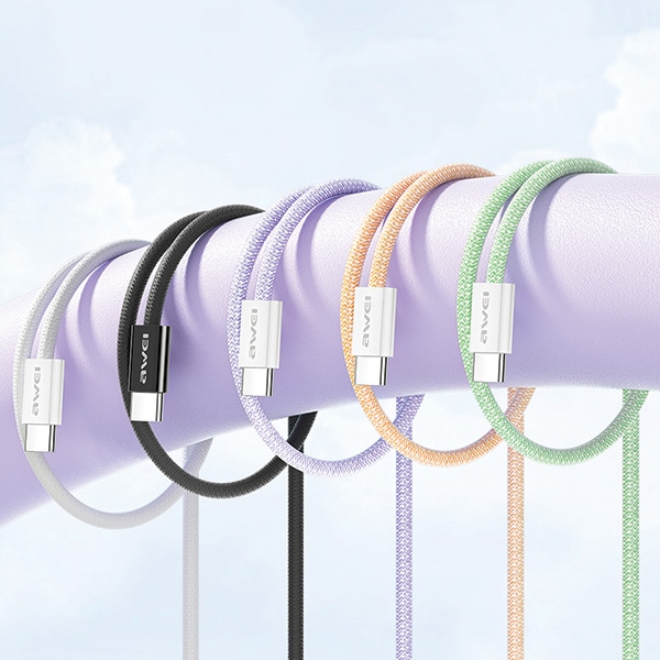 Καλώδιο AWEI CL-219T USB-C σε USB-C60W μαύρο για iPhone 15 - Image 6
