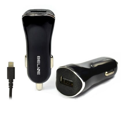 Θήκη Beline 1xUSB + lightning 1Aczarna/μαύρο iPhone 5/6/7/8/X