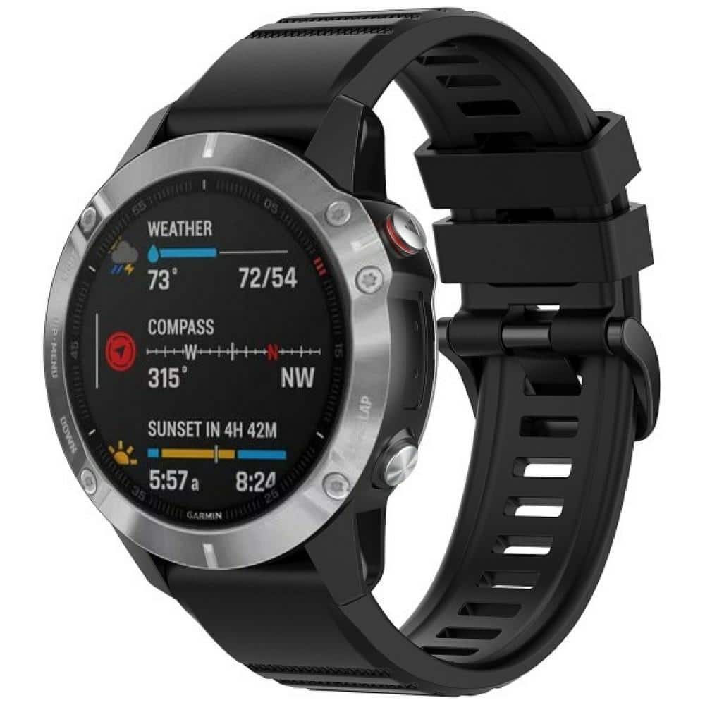 Beline Λουράκι Watch 1 για Garmin Enduro 3/Enduro 2/D2 Mach 1 Pro/Fenix 8/Fenix 7X Pro, Μαύρο