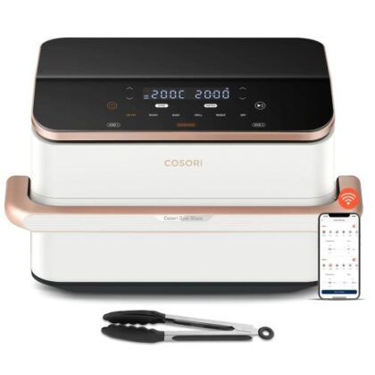 Cosori Dual Blaze TwinFry Φριτέζα Αέρα 10L, Λευκή, EU CAF-TF101S-WEUR