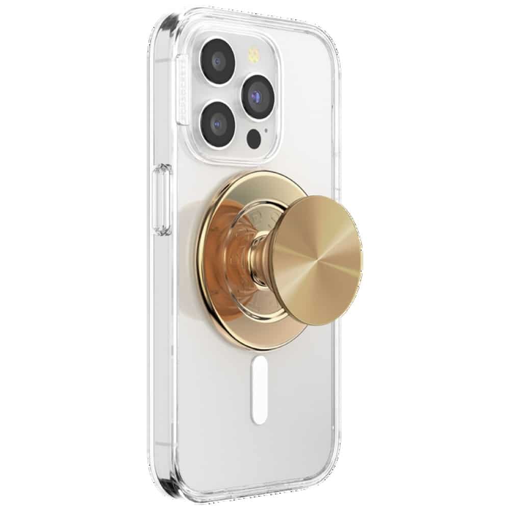 PopSockets Round Radial Βάση και Λαβή για Τηλέφωνο, Χρυσό Αλουμίνιο, MagSafe, 807259 - Image 4