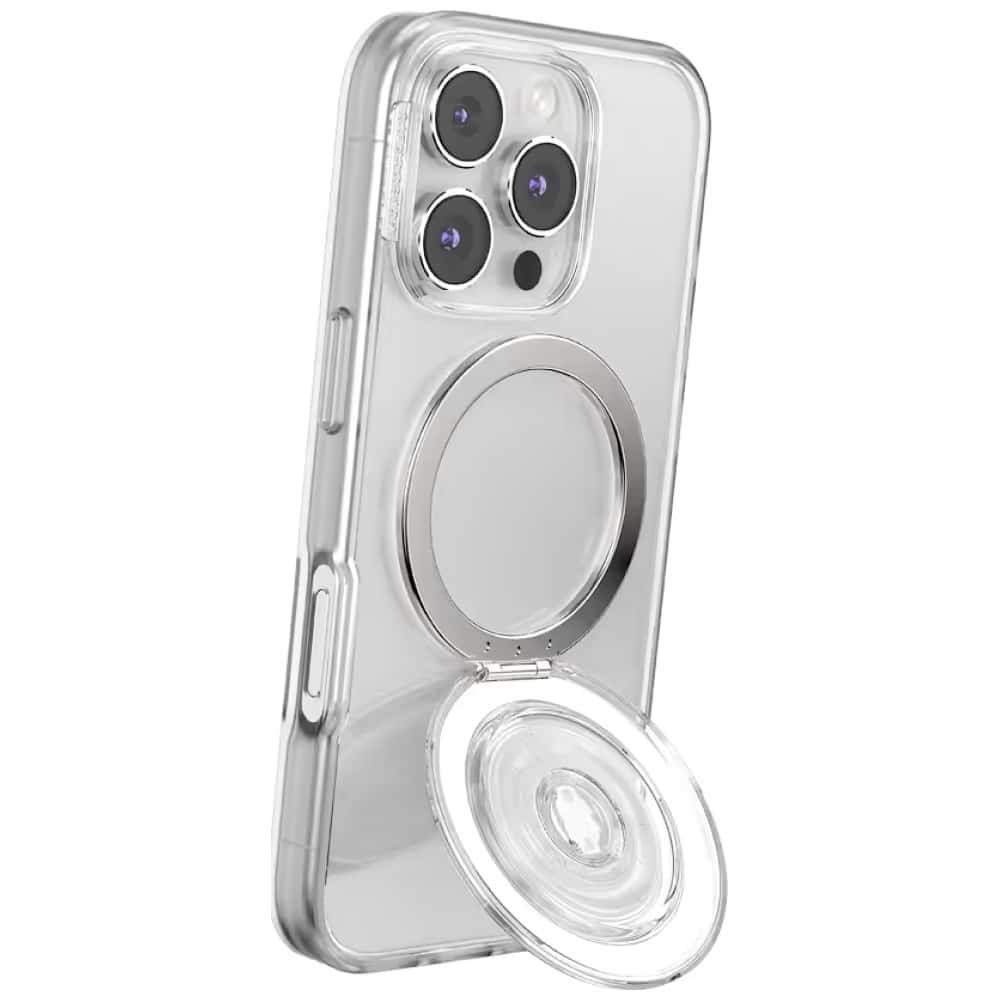 PopSockets MagSafe Kick-Out Grip Τηλεφώνου και Βάσης, Διαφανής - Image 8