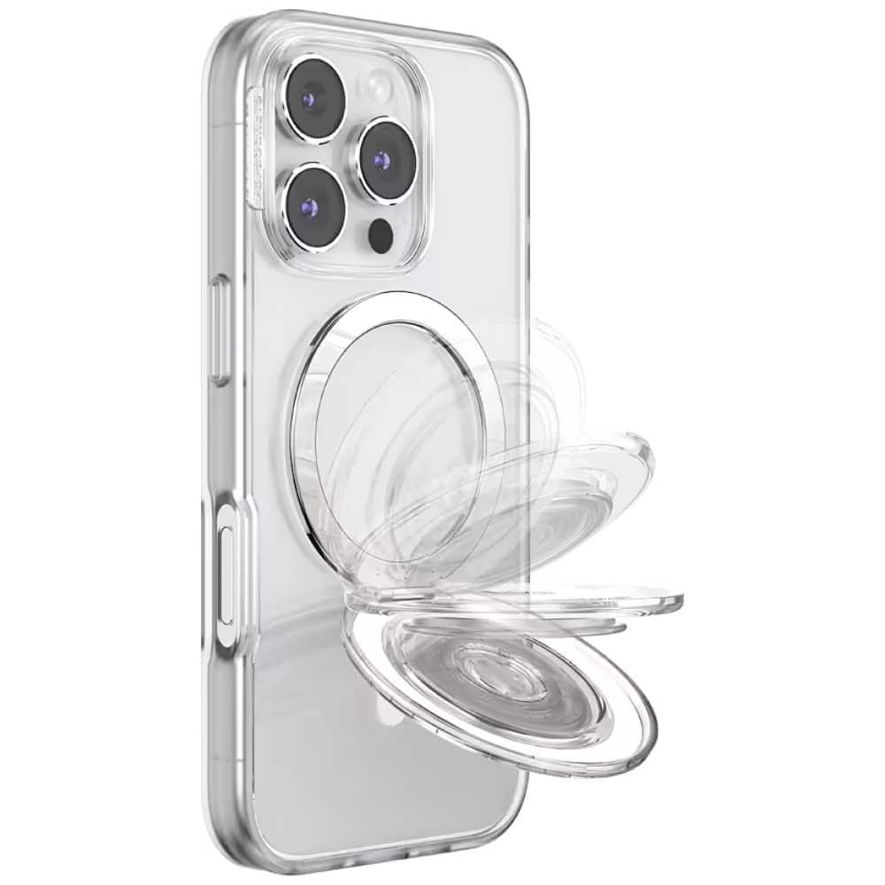 PopSockets MagSafe Kick-Out Grip Τηλεφώνου και Βάσης, Διαφανής - Image 9