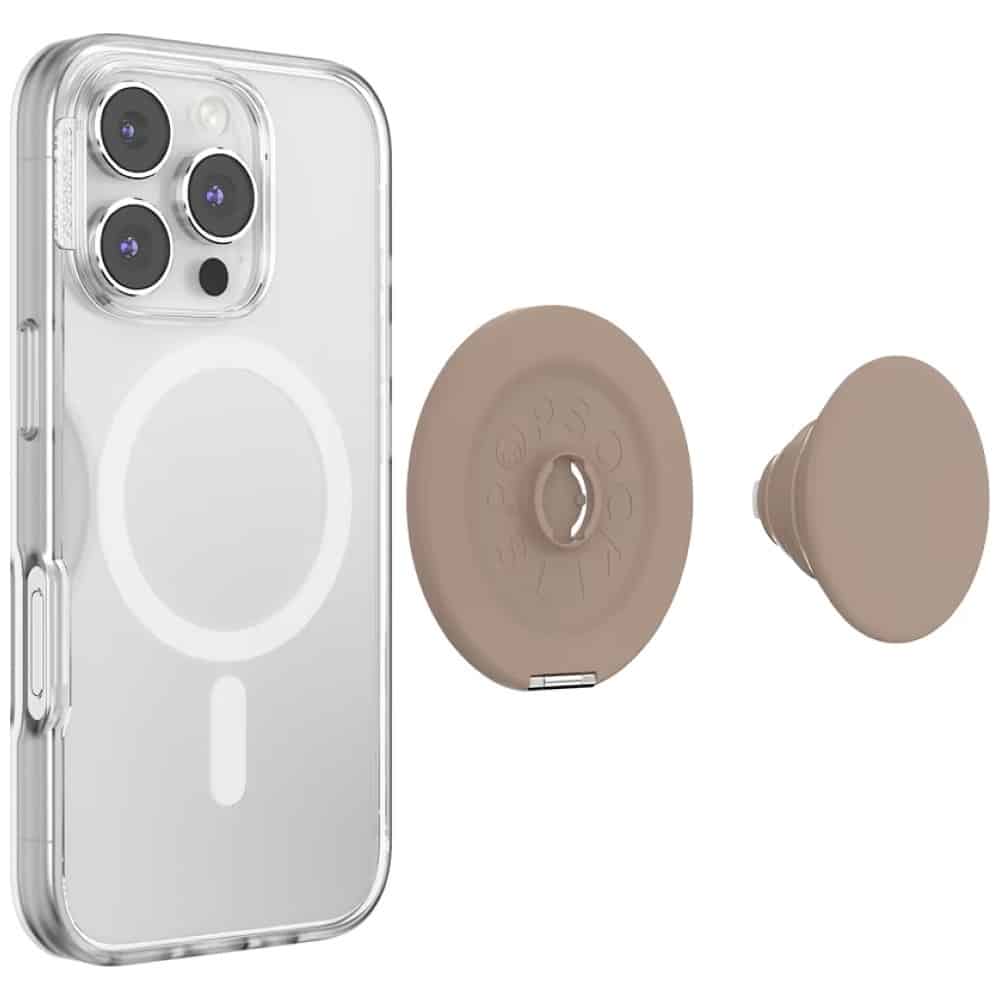 PopSockets Kick-Out Grip Latte MagSafe, Λαβή και Βάση Τηλεφώνου, Μπεζ - Image 7