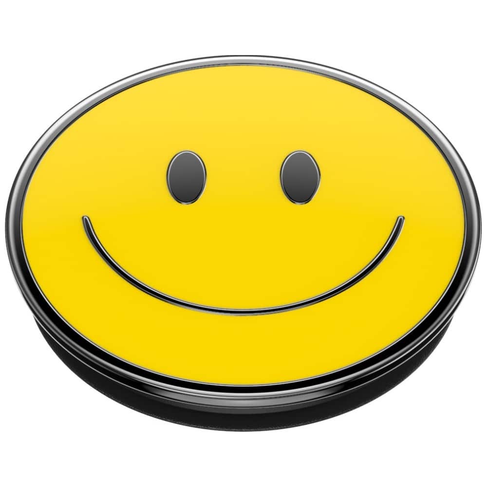 PopSockets PopTop Combo Εμαγιέ Be Happy, Λαβή και Βάση Τηλεφώνου, Κίτρινο - Image 2