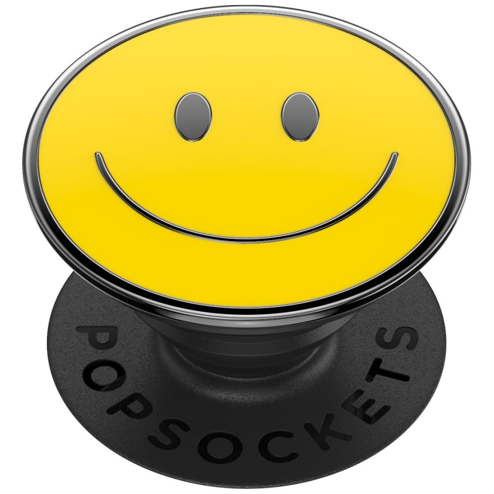 PopSockets PopTop Combo Εμαγιέ Be Happy, Λαβή και Βάση Τηλεφώνου, Κίτρινο - Image 3