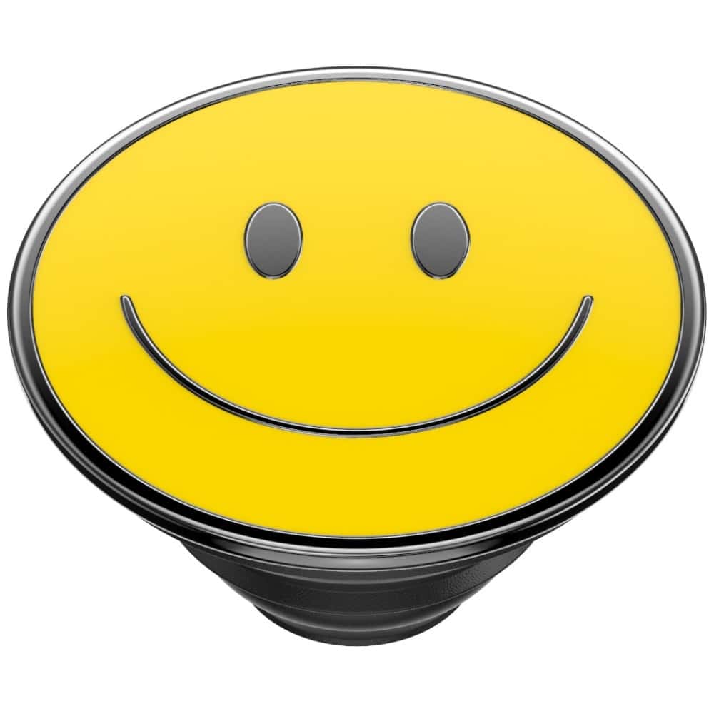 PopSockets PopTop Combo Εμαγιέ Be Happy, Λαβή και Βάση Τηλεφώνου, Κίτρινο - Image 4