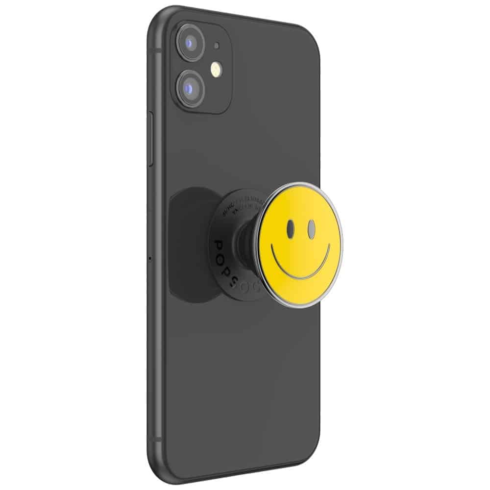 PopSockets PopTop Combo Εμαγιέ Be Happy, Λαβή και Βάση Τηλεφώνου, Κίτρινο - Image 6