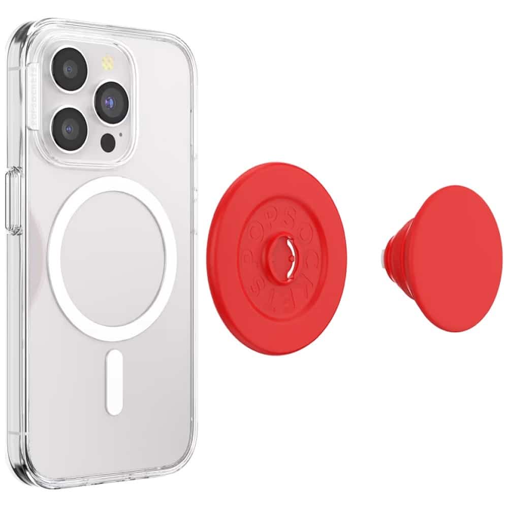 PopSockets PopOut Basic Rosso Grip MagSafe, Κόκκινη - Image 4