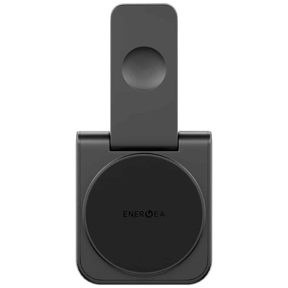 Ασύρματος φορτιστής Energea Magduo 2in1 Qi2 πτυσσόμενος γκρι - Image 4