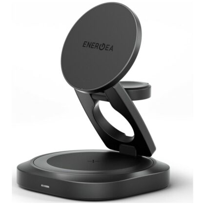 Ασύρματος φορτιστής Energea Alumag GYRO 360 Περιστρεφόμενος Qi2.2 25W Πτυσσόμενος μεταλλικός