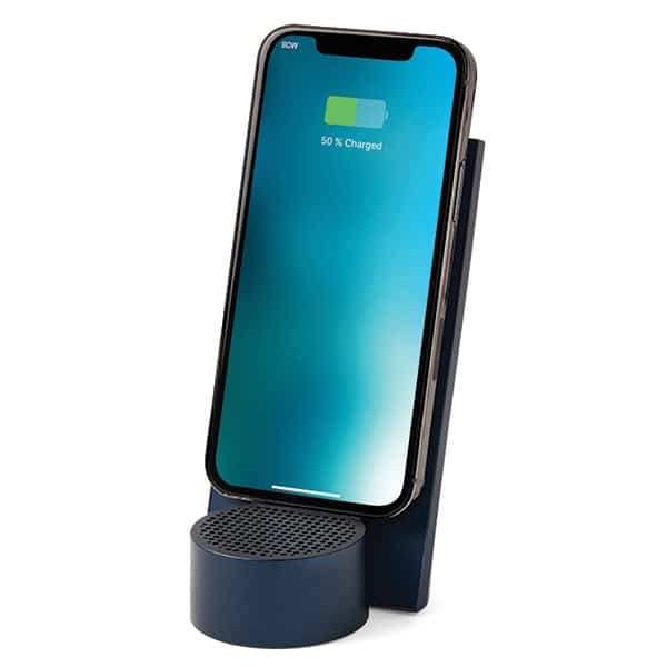 Ασύρματος φορτιστής Lexon City Energy Pro 10W με ηχείο Bluetooth σκούρο μπλε LD145DB - Image 2