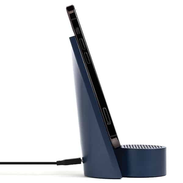 Ασύρματος φορτιστής Lexon City Energy Pro 10W με ηχείο Bluetooth σκούρο μπλε LD145DB - Image 3