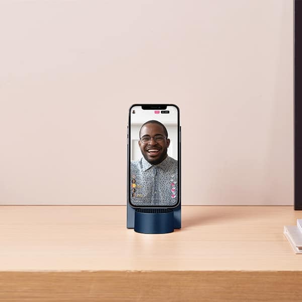 Ασύρματος φορτιστής Lexon City Energy Pro 10W με ηχείο Bluetooth σκούρο μπλε LD145DB - Image 5