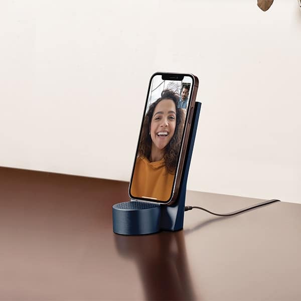 Ασύρματος φορτιστής Lexon City Energy Pro 10W με ηχείο Bluetooth σκούρο μπλε LD145DB - Image 6