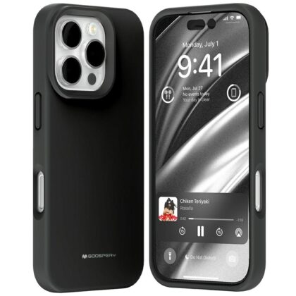 Mercury Pure MagSafe Silicone - θήκη για Apple iPhone 16 Pro - Μαύρο