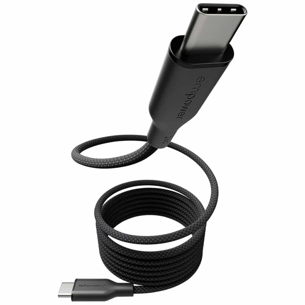 Καλώδιο ενδυνάμωσης από PanzerGlass Magnetic 240W USB-C σε USB-C 1,5m μαύρο - Image 2