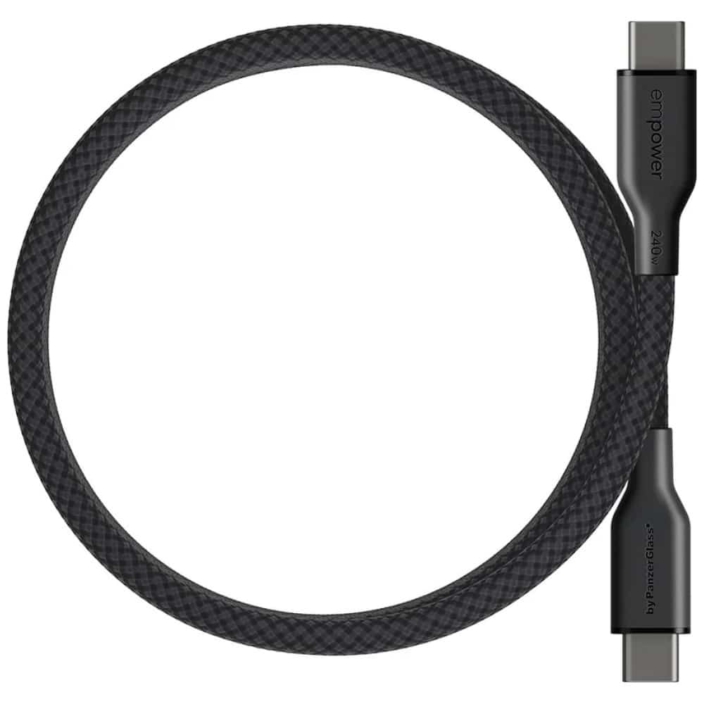 Καλώδιο ενδυνάμωσης από PanzerGlass Magnetic 240W USB-C σε USB-C 1,5m μαύρο - Image 3