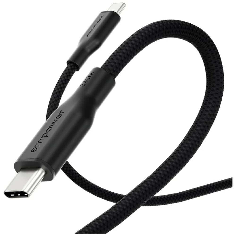 Καλώδιο ενδυνάμωσης από την PanzerGlass Racing 240W USB-C σε USB-C 2m μαύρο - Image 4